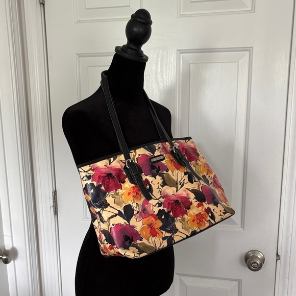 Dana Buchman Multicolor Floral Shoulder Bag - Picture 3 of 16
